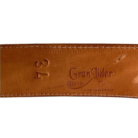 Grand lider Ostrich Elegant Leather Belt Size:34 main image 4